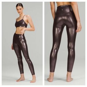 Lululemon Align High-Rise Pant 25" *ShineRadiate Foil Print French Press